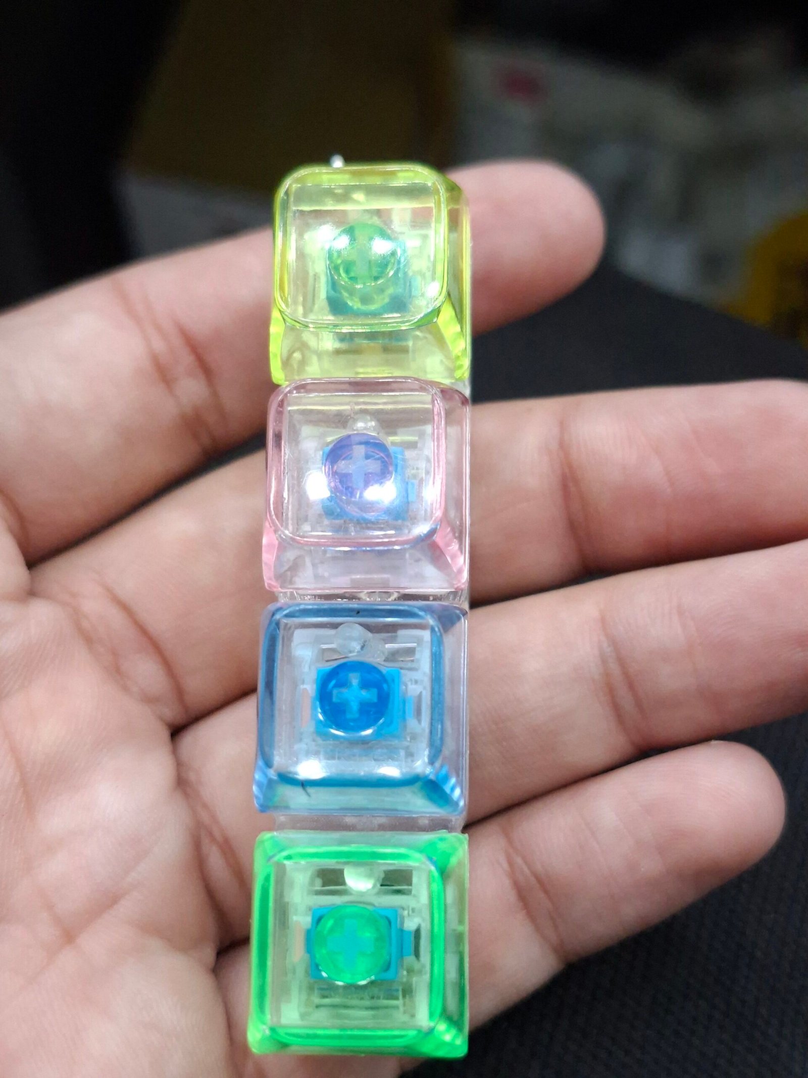 Mechanical Keyboard Switch Fidget Toy – 4 Clicky Switches - Image 5