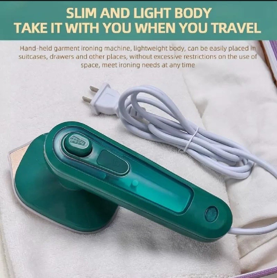 Portable Mini Steam Iron – Handheld Garment Steamer for Travel & Home - Image 5