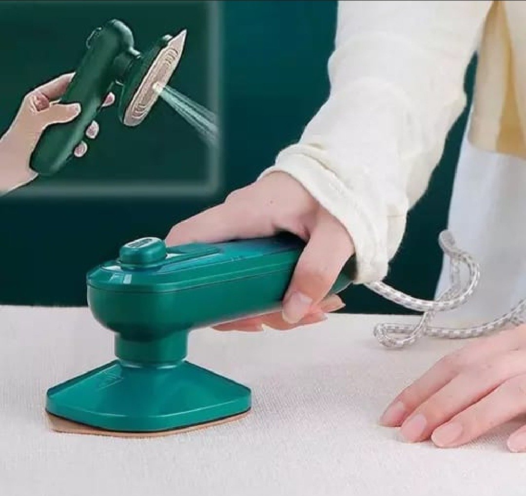 Portable Mini Steam Iron – Handheld Garment Steamer for Travel & Home - Image 2