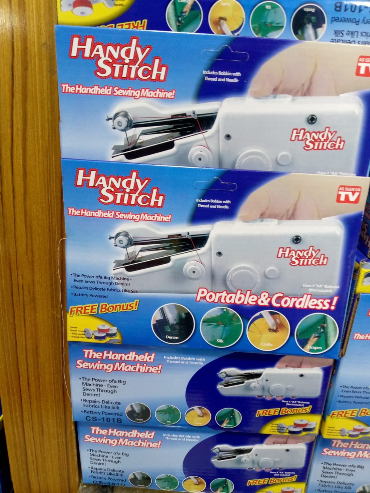 Handy Stitch Portable Sewing Machine – Cordless, One-Hand Use - Image 7