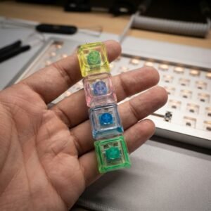 Mechanical Keyboard Switch Fidget Toy – 4 Clicky Switches